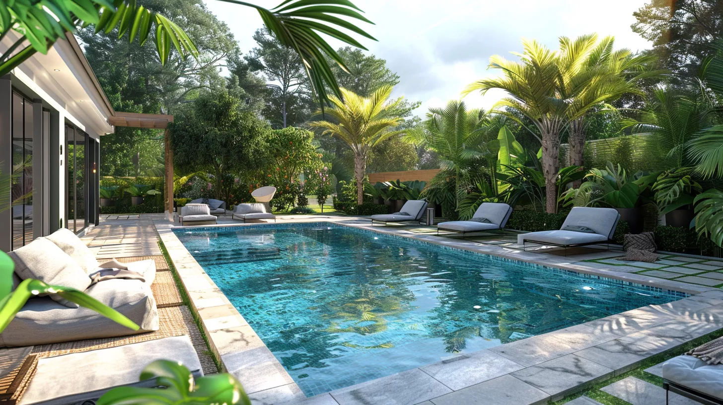 حديقة مسبح – Garden Pool